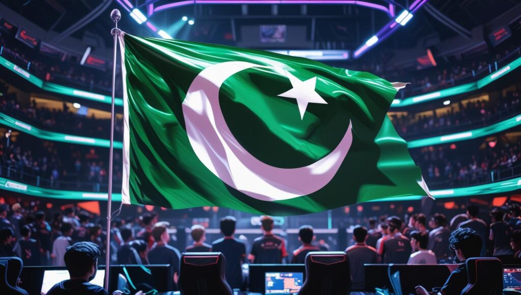Where stands Pakistan in the world of Esports? pakistan flag prominent in the world of esports