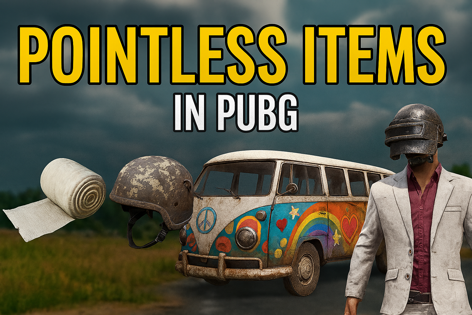 PUBG useless items image