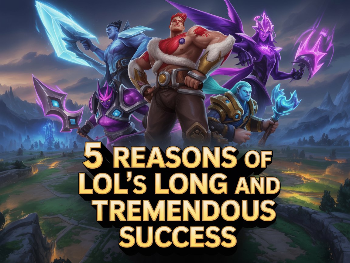 5 Reasons of LOL's long and tremendous success Online game league of legend's tremendous and long success