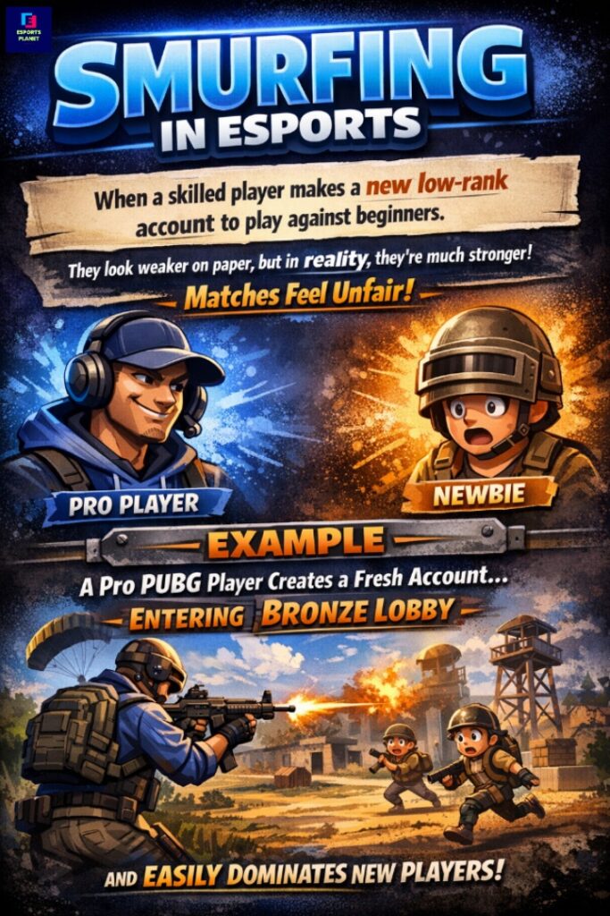 smurfing meaning in esports in easy and simple language for education purpose