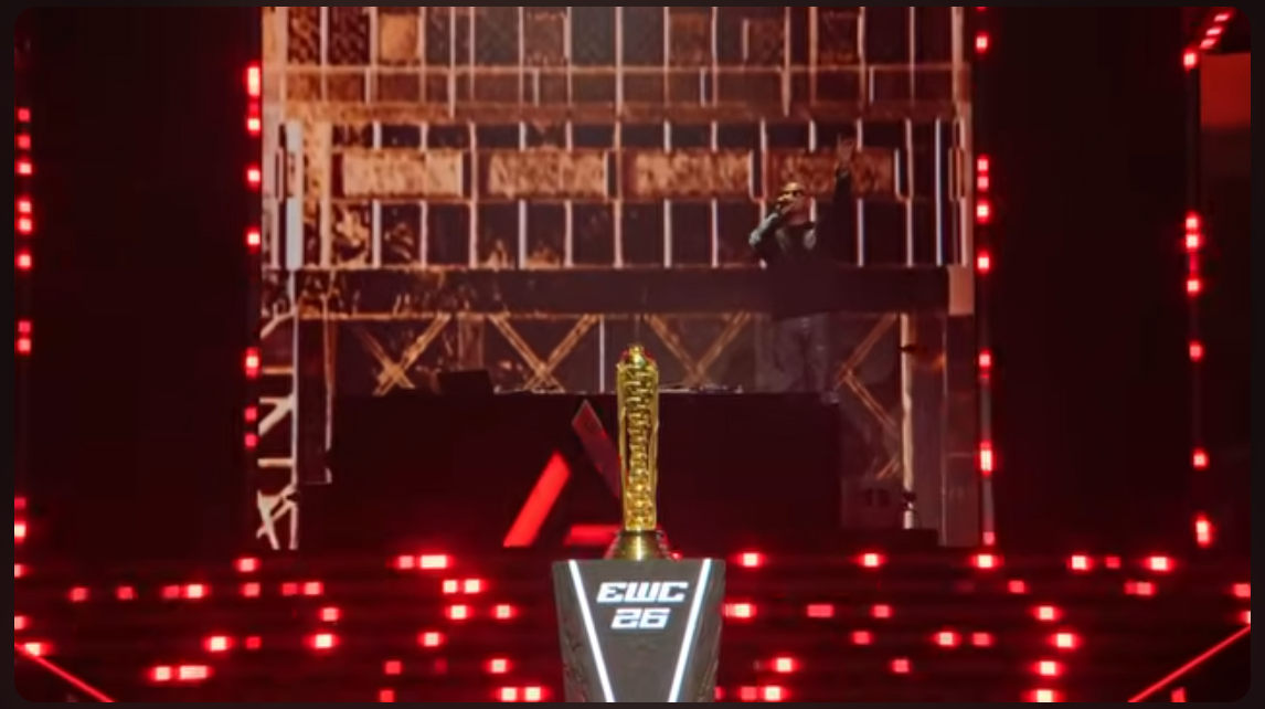 Esports World Cup 2026 opening ceremony fails to impress Trophy displaying at Esport World Cup 2026