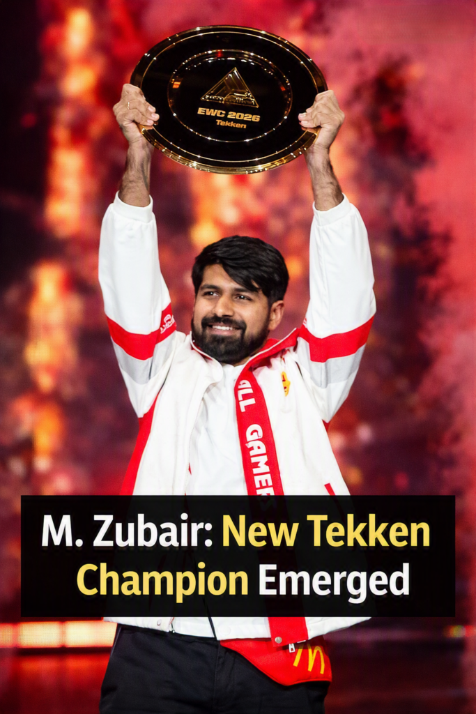 Pakistani Stars Nominated for the Prestigious Esports Awards 2026 m. zubair new tekken champion ewc 2026