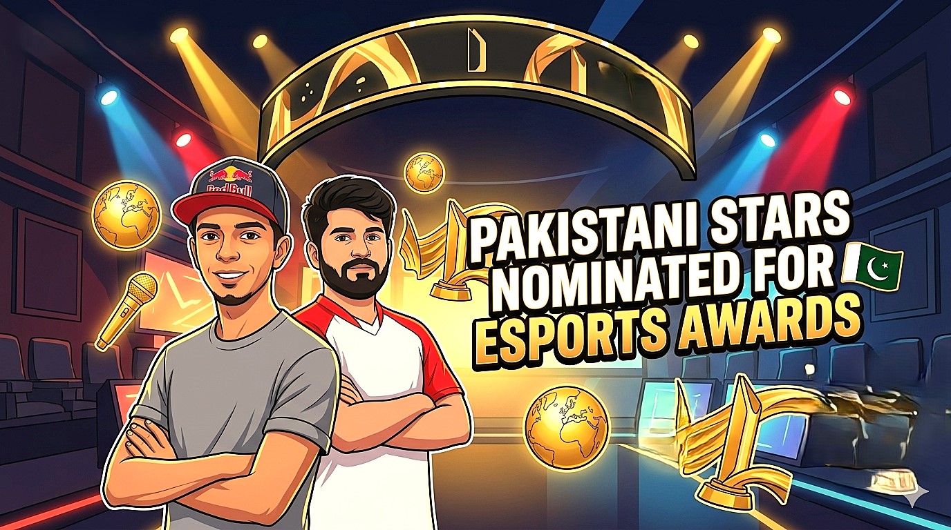Pakistani Stars Nominated for the Prestigious Esports Awards 2026 pakistani stars nominated for esports awards 2026